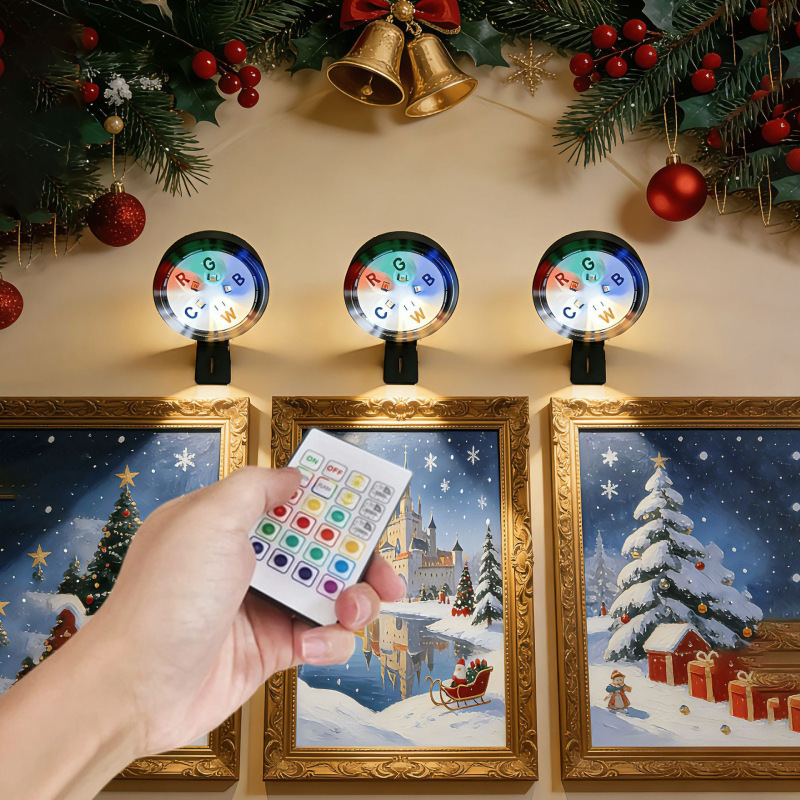 Cross-Border New Transparent Ice Hockey Lamp Remote Control Night Light Bedroom Led Lamp Wall Lamp Cabinet Lamp Painting Display Lamp Cross-Border New Transparent Ice Hockey Lamp Remote Control Night Light Bedroom Led Lamp Wall Lamp Cabinet Lamp Painting Display Lamp