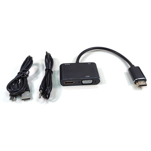 HDMI�DVGA+HDMI�����l��� HDMI2��1�D�Ӿ� HDMI/VGA ֧��ͬ�@ 4K
