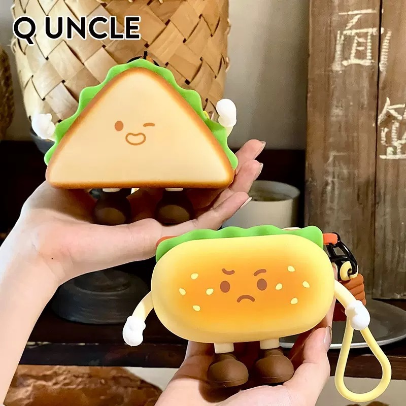 正版下午茶迷你收纳包卡通可爱儿童零钱包趣味耳机包创意小包挂饰|undefined