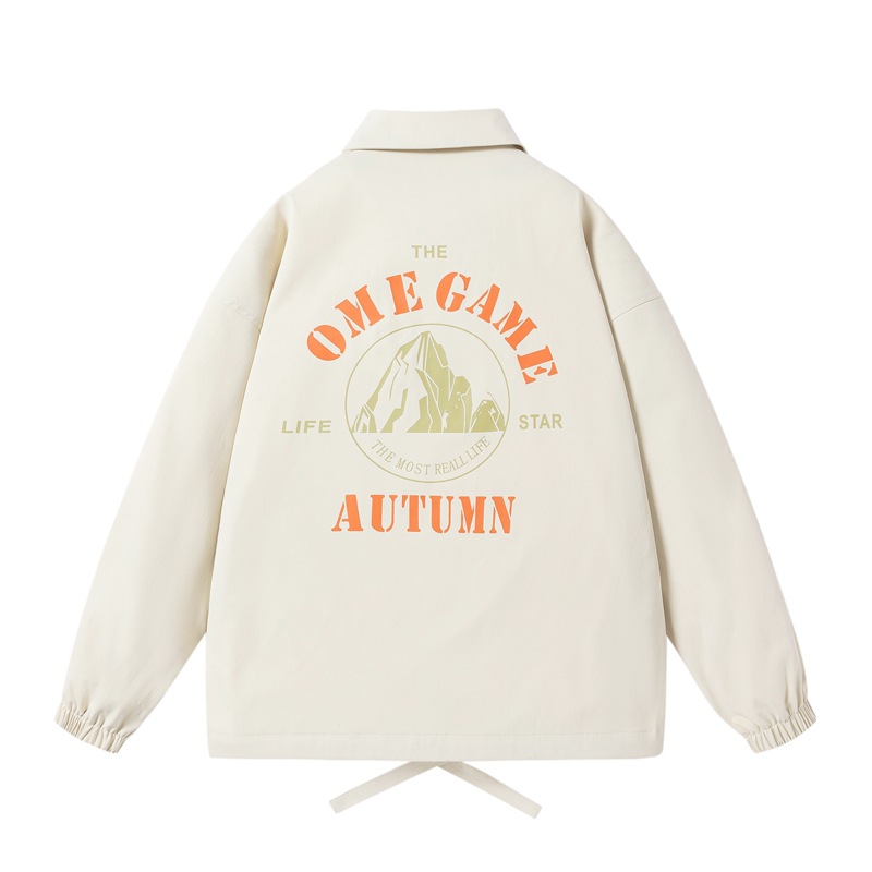 2024 chaqueta de otoño chaqueta de moda de hombre chaqueta de pareja casual suelta chaqueta superior versátil