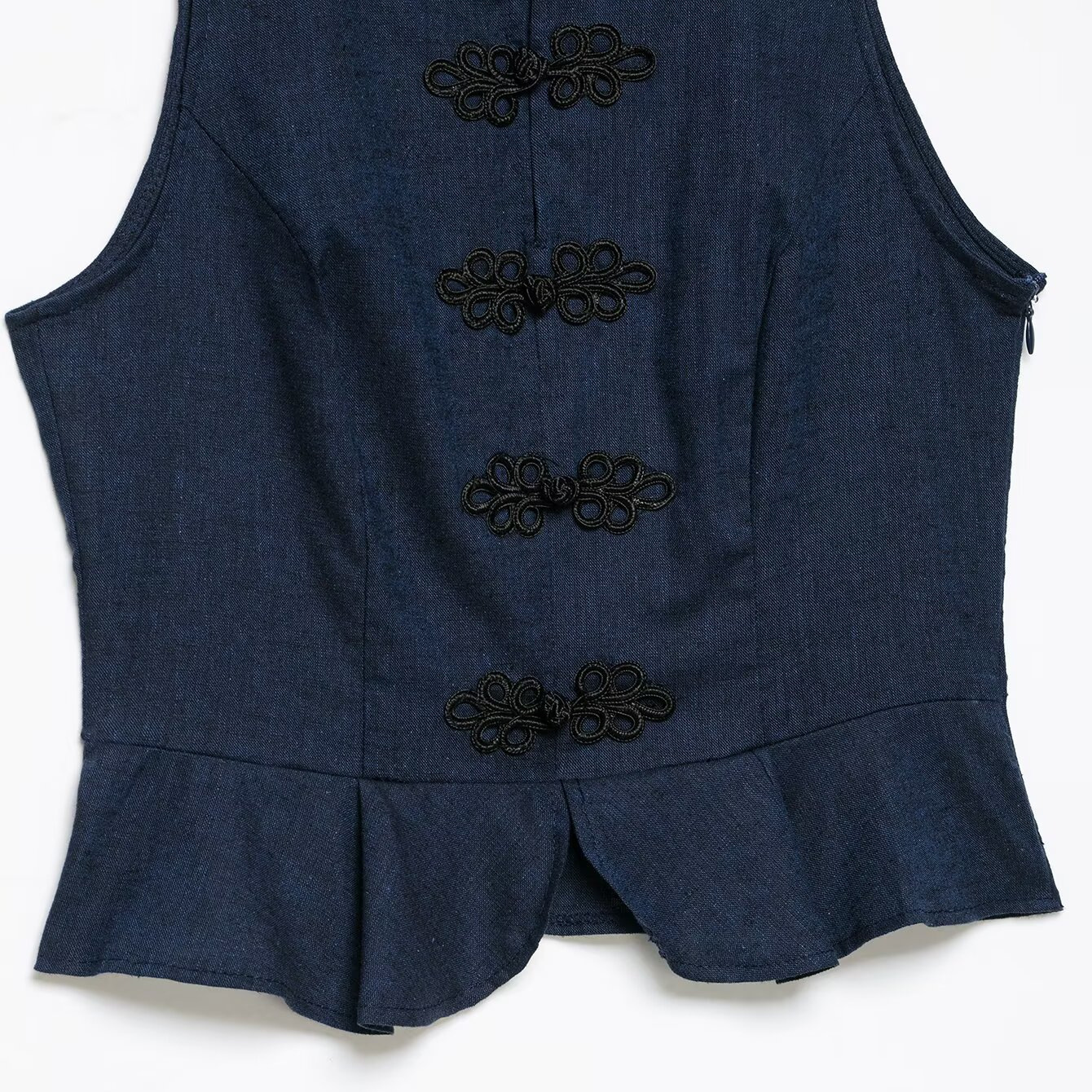 ZAZA hecho en casa estilo europeo al por mayor ropa de mujer de moda nudos de corta falda baja chaleco de mujer 7756826 image 3