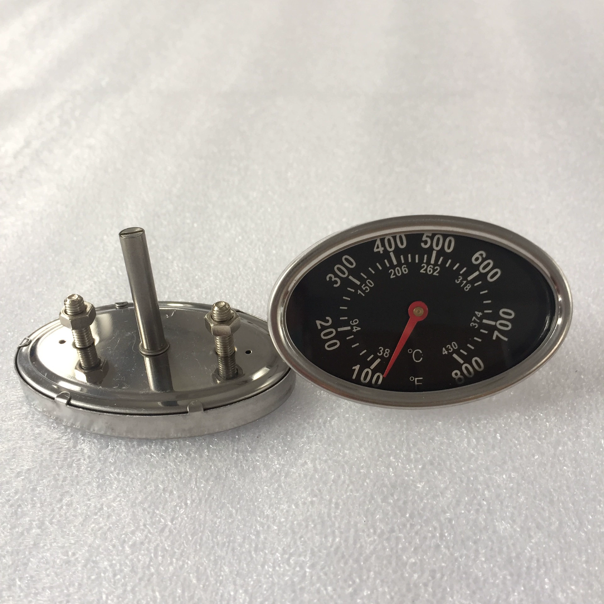 JX-2E-4 Овальный биметаллический термометр для гриля с высоким качеством по низкой цене