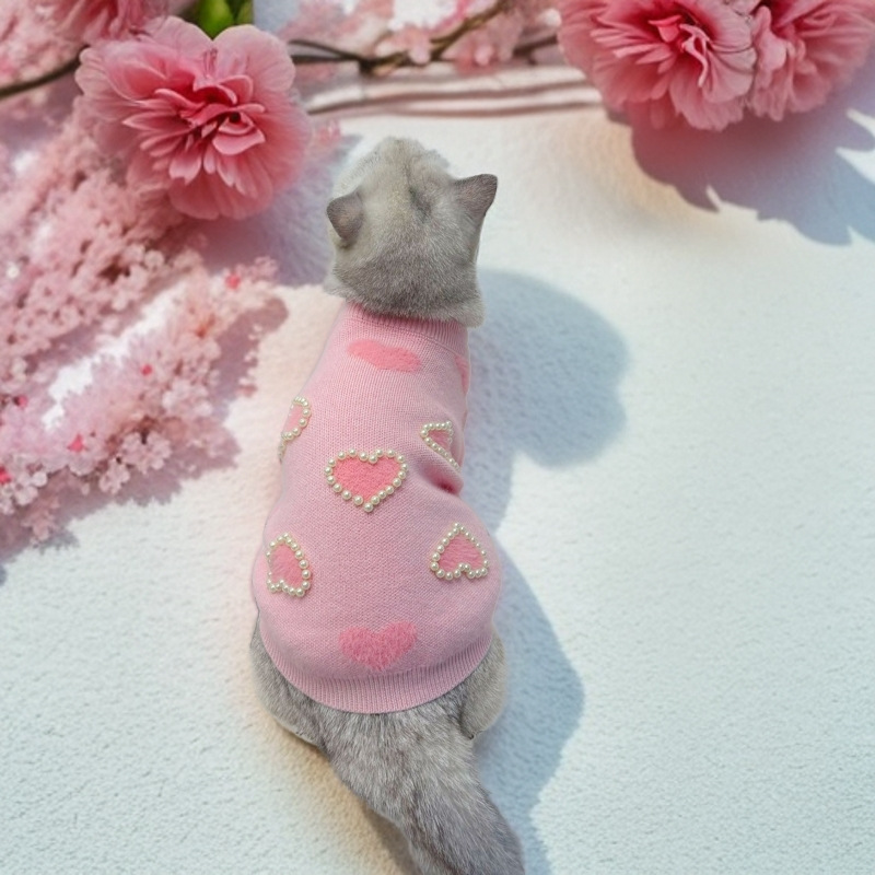 Powerful factory supply dog cat autumn and winter sweater in stock wholesale Bichon VIP Schnauzer small and medium size clothes