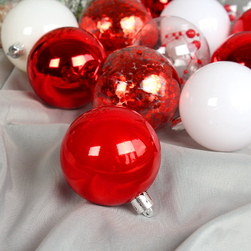 Hong Kong Love Navidad bola pintada bola colgante bola galvanizada caja de regalo de vacaciones bola personalizada