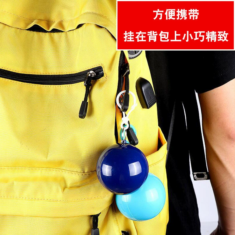 Spherical long handheld travel raincoat, wholesale