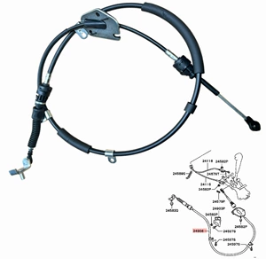 MR581300 is suitable for Mitsubishi Pajero Sport K96WK99W pickup L200 K76T gear shift cable