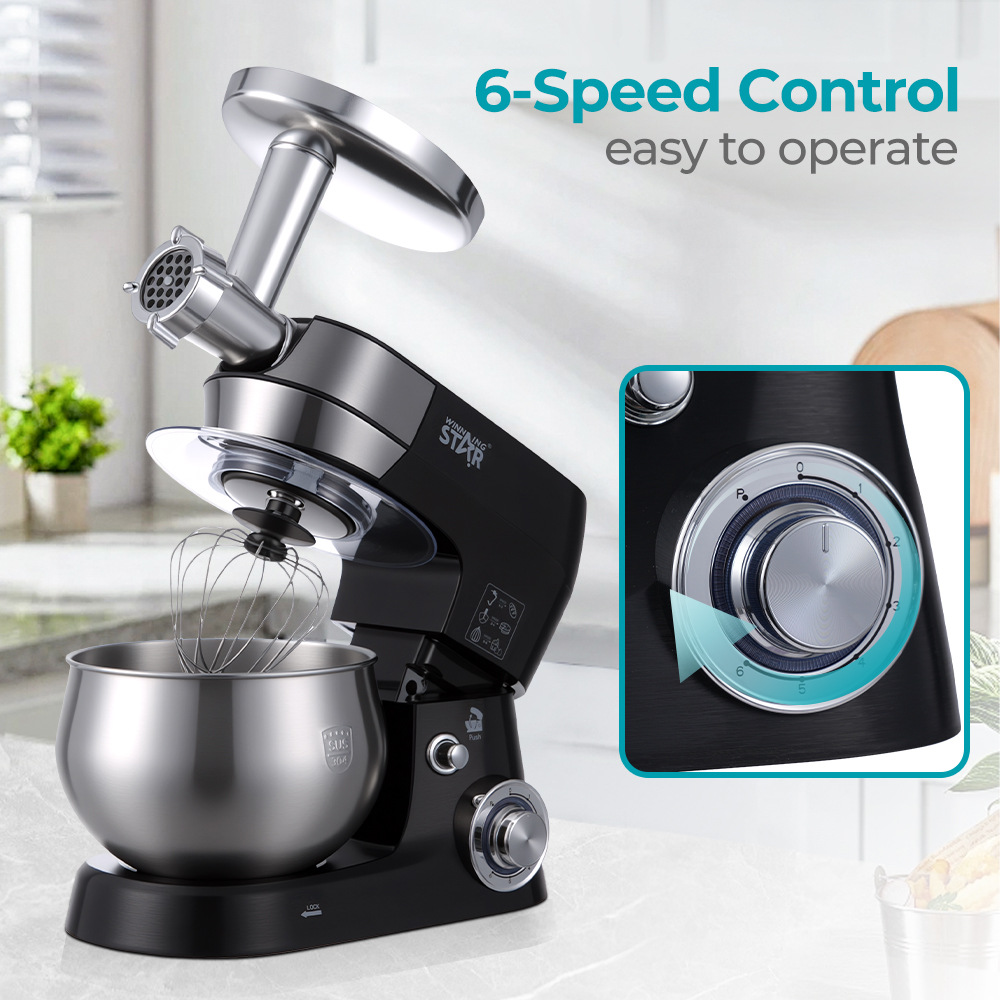 Winning star crossover hogar 5L mezcla de fideos mezclados máquina de chef multifuncional Stand Mixer