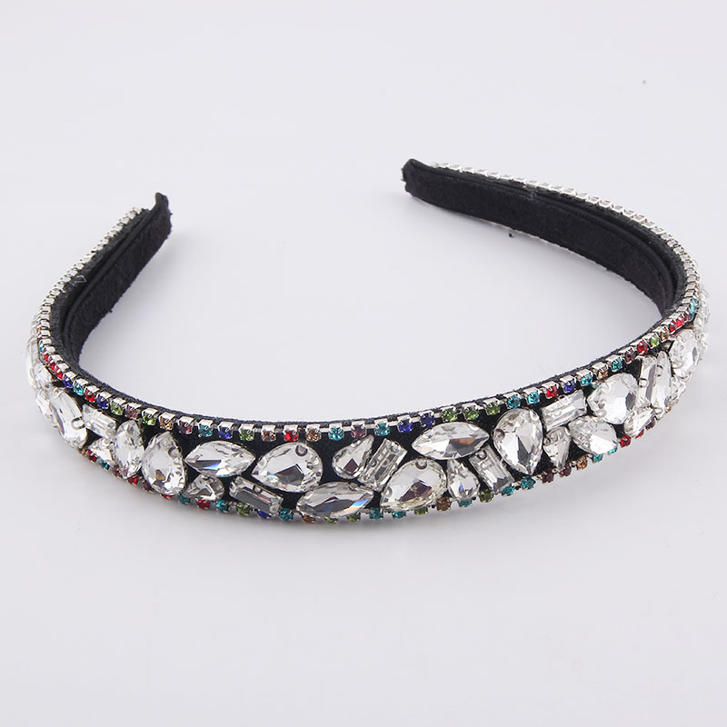 Fashion Colorful Diamond-studded Thin Headband display picture 6