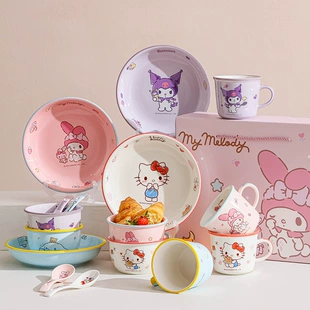 Китти Hello Kitty, керамическая посуда, подарочная коробка, набор, подарок на день рождения