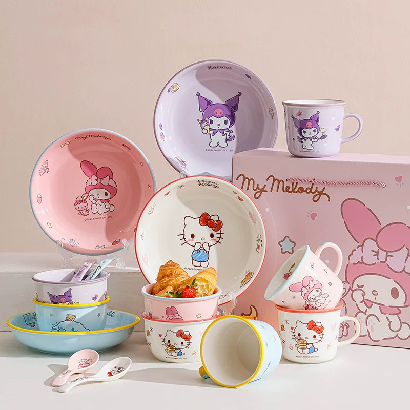 Китти Hello Kitty, керамическая посуда, подарочная коробка, набор, подарок на день рождения