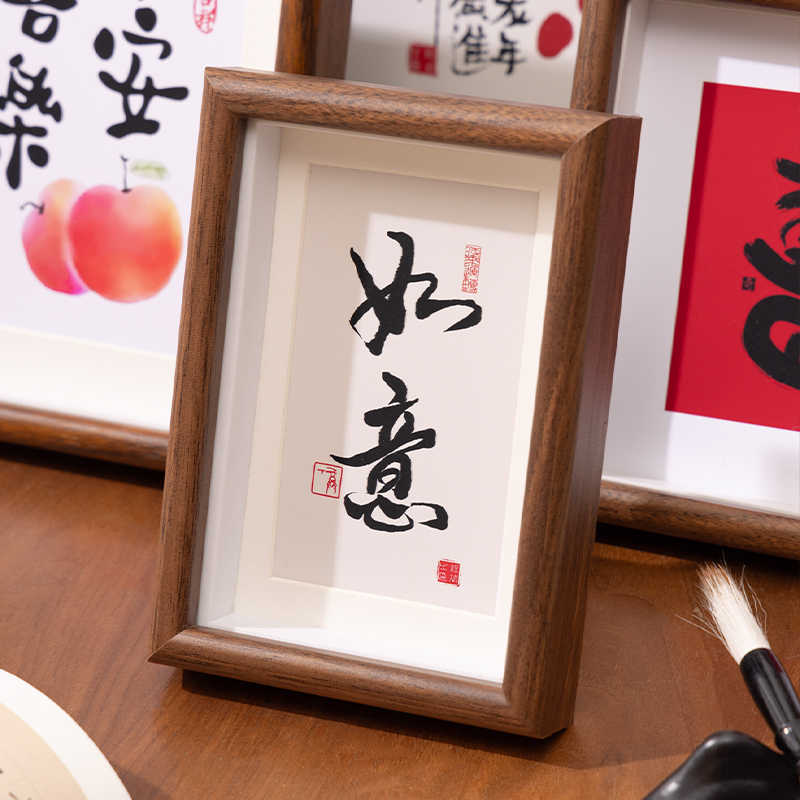 Three-Dimensional Hollow Photo Frame Table 6 7 8inch Calligraphy and Painting Frame Framed Dried Flowers DIY Butterfly Specimen Display Frame