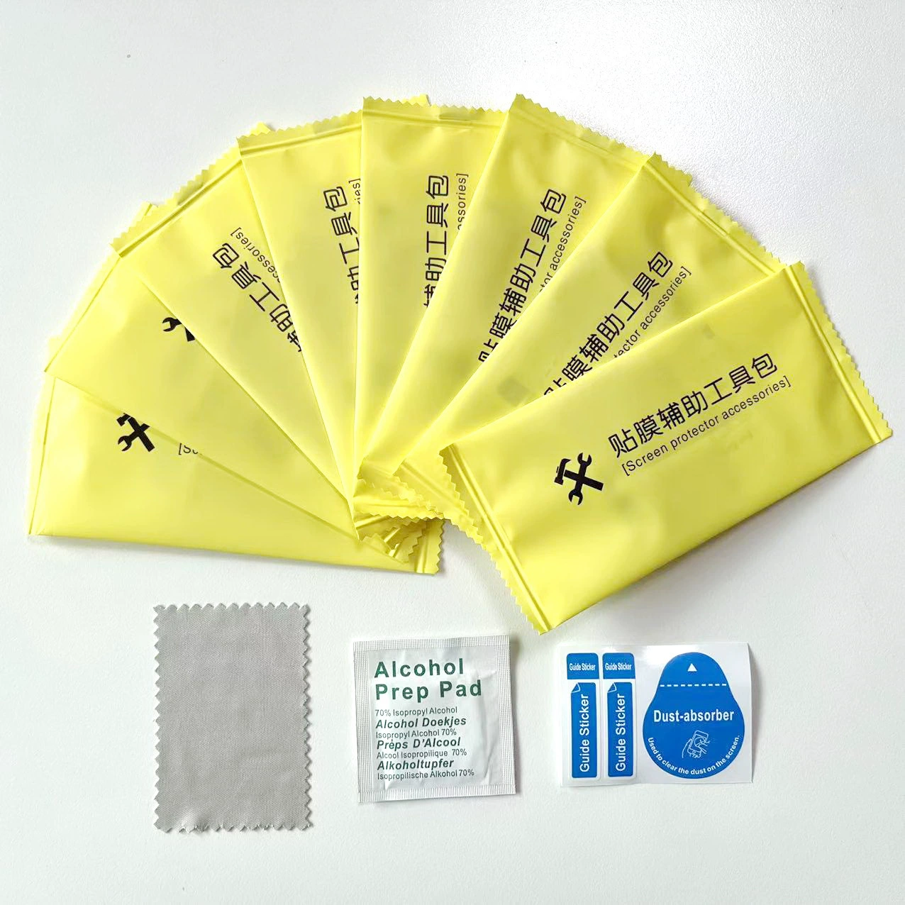 Набор вспомогательных инструментов для пленки мобильного телефона Инструмент для нанесения закаленной пленки Набор из трех пленки для мобильного телефона