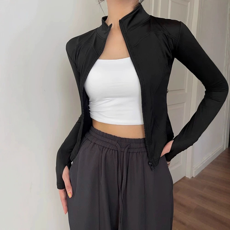 Ice Silk Sun Protection Clothing for Women, Slim Fit Sports Jacket, Workout Top, Yoga Wear, Long-Sleeved Zipper Uv Protection Sun Protection Shirt Ice Silk Sun Protection Clothing for Women, Slim Fit Sports Jacket, Workout Top, Yoga Wear, Long-Sleeved Zipper Uv Protection Sun Protection Shirt