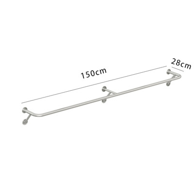 벽에서 길이 150cm 28cm V 자형