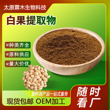 白果提取物10:1水溶性食品原料银杏果核果浓缩粉现货白果提取物