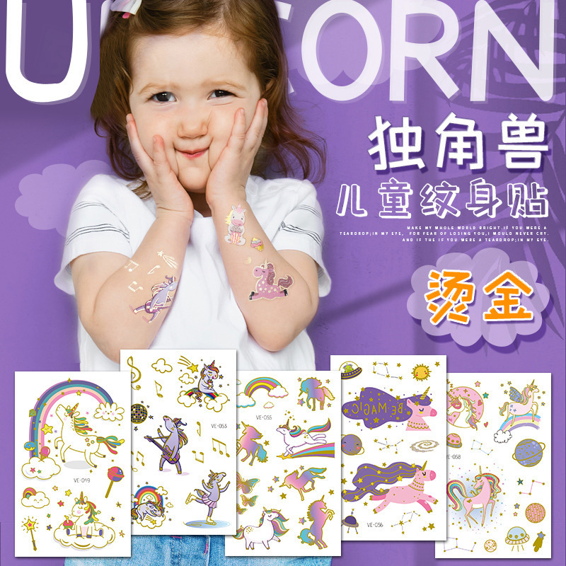 New cute cartoon painted tattoo stickers children's toys temporary tattoo stickers small fresh waterproof arm stickers
