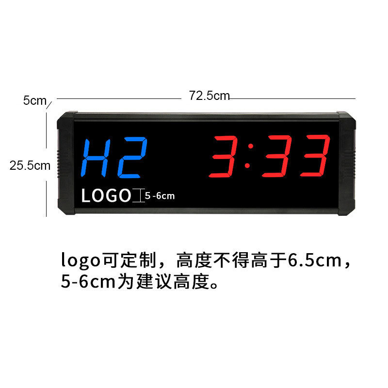 4inch 레드 & 블루 헬스장 (와이드 버전)