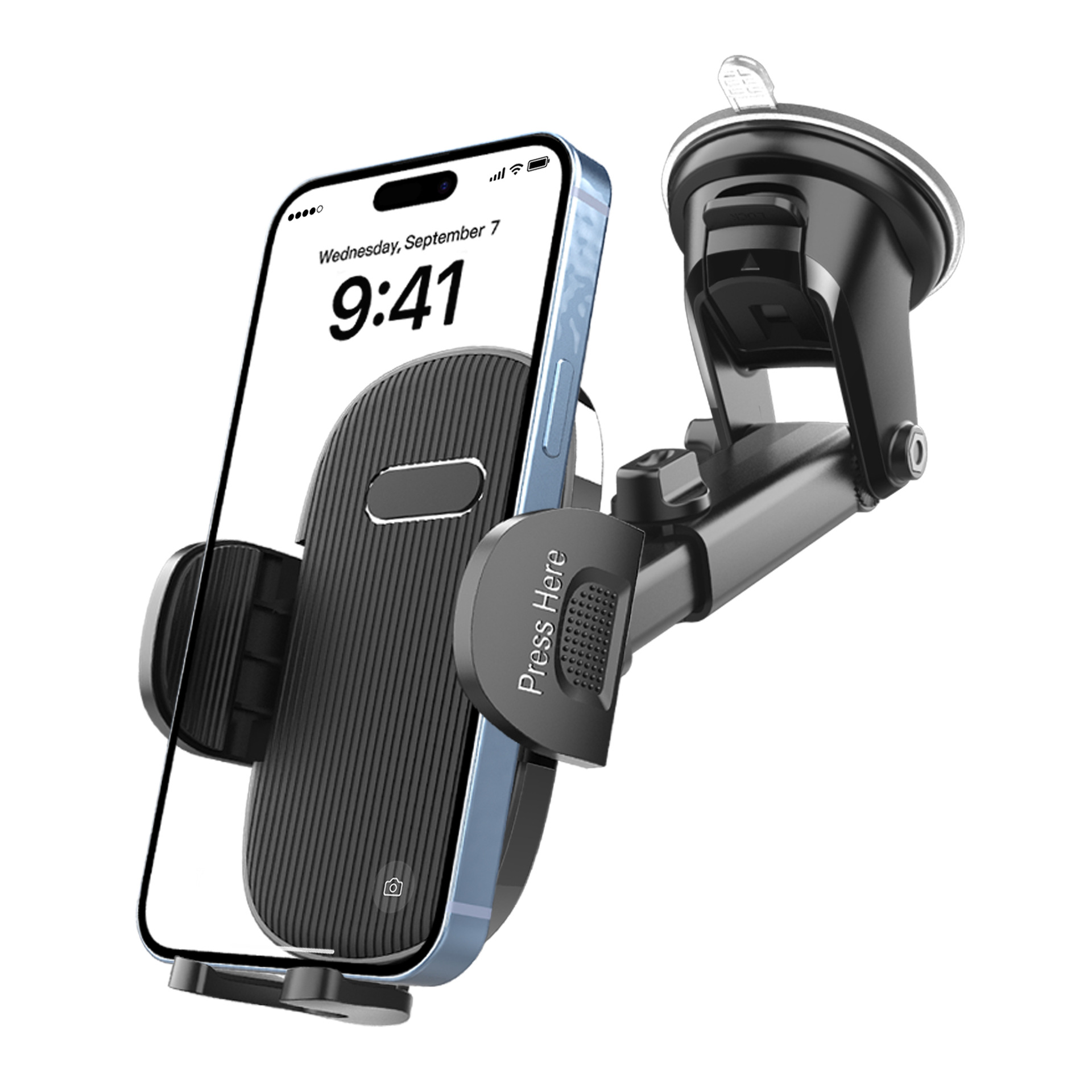 Multifunctional Car Mobile Phone Holder Car Dashboard Windshield Suction Cup Retractable Navigation Mobile Phone Holder