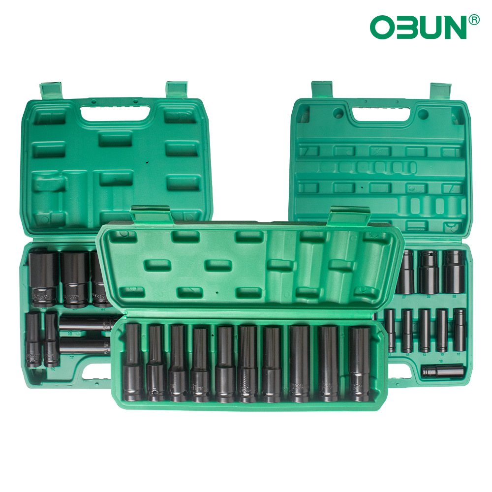 欧邦工具加长套筒扳手六角套筒加长六角手动套筒头锂电批发组套