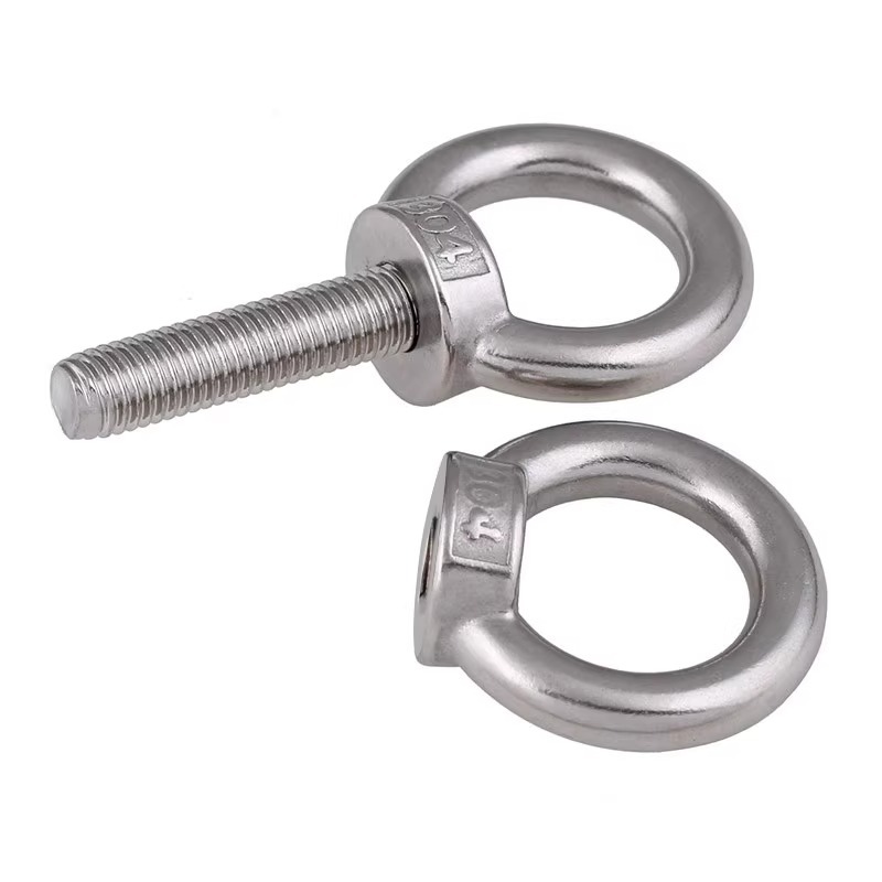 304 스테인레스 스틸 아이 스크류 너트 연장 볼트 M3 셀프 드릴링 아이 링 셀프 태핑 네일 M6 아연 도금 O 볼트