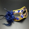 Makeup Dance Venice Side Flower Mask Flat -headed Flower Flower Banding Eyeline Side Flower Half -faced Mixed Color Wholesale