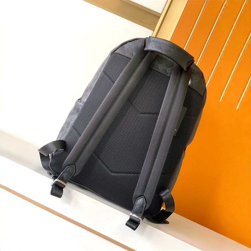 Mochila de gama alta capa superior de piel de vaca mochila casual para hombre bolso de tela de alta fibra para hombre bolso de mochila portátil de todo fósforo transfronterizo