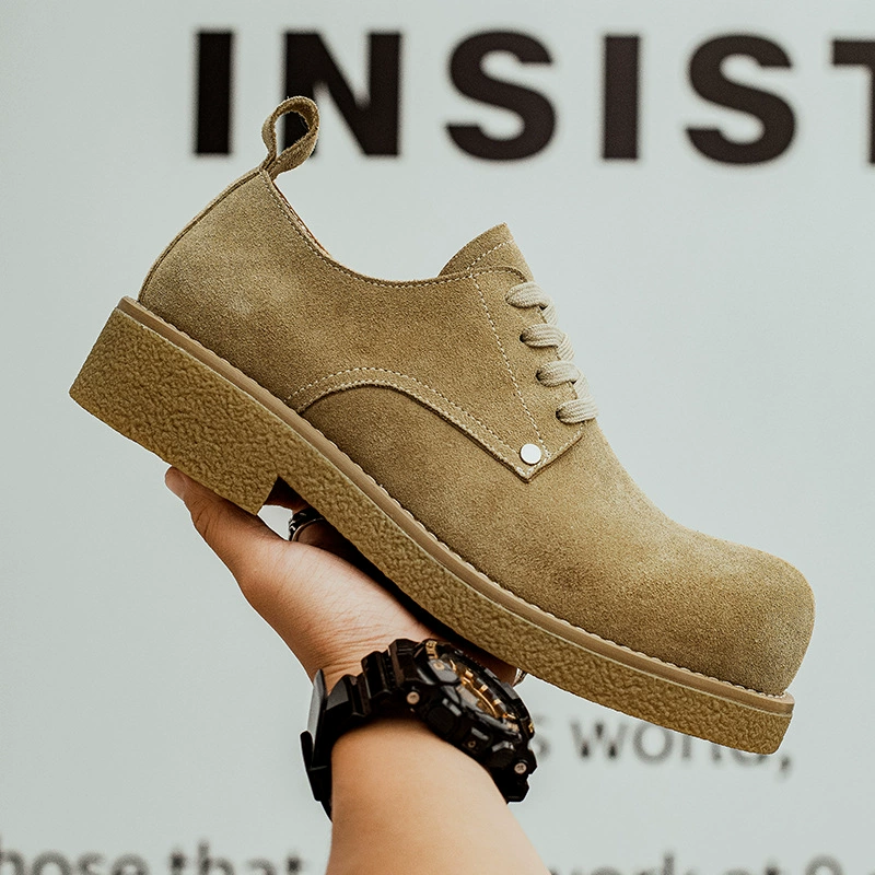 Одежда Дерби Обувь Мужской 2024 Оригинальный дизайн Большая голова Обувь Мужской Осень