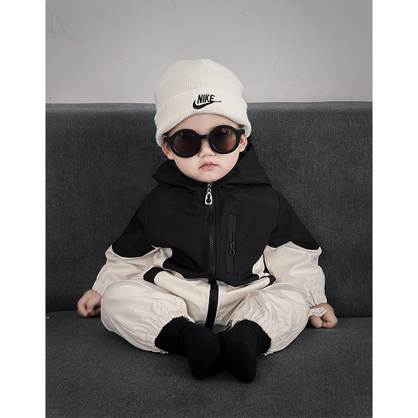 Children's autumn windproof demi-season bodysuit for new born to go…