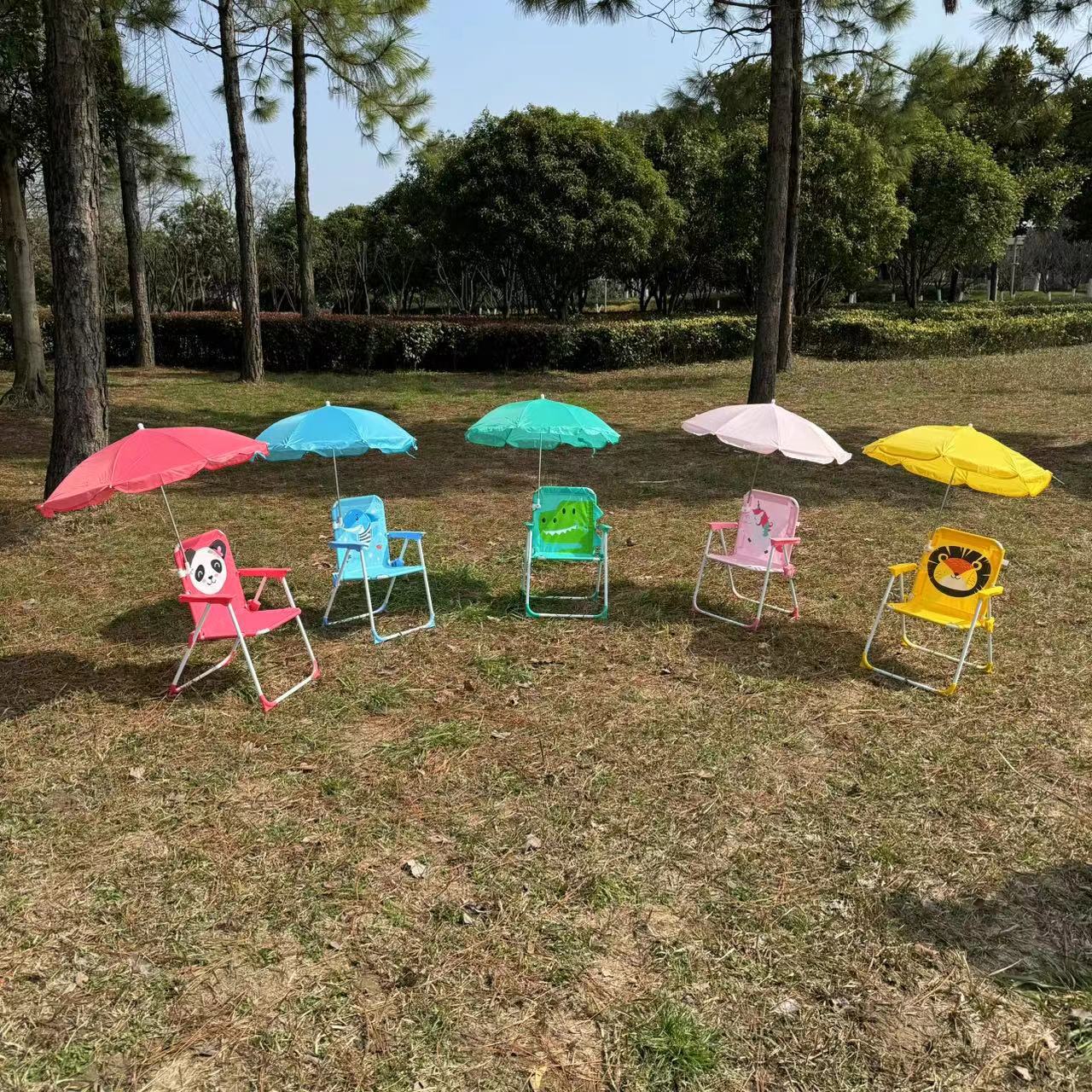 Silla de playa para niños silla plegable para niños portátil camping al aire libre picnic pescar frente al mar paraguas protector solar frente al mar