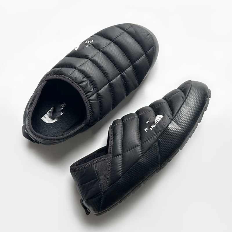 Putian Pure Original Tnf Beijia Velvet Bread Shoes for Men and Women in Autumn and Winter Lightweight Slip-On Sports and Casual Cotton Shoes