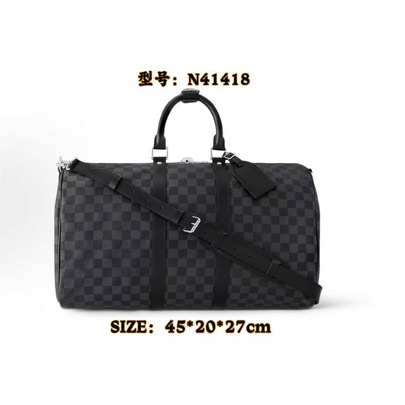 新しい高品質 keepall45cm トラベルバッグ荷物バッグ大容量トラベルバッグビジネストラベルポータブルフィットネスバッグ|undefined