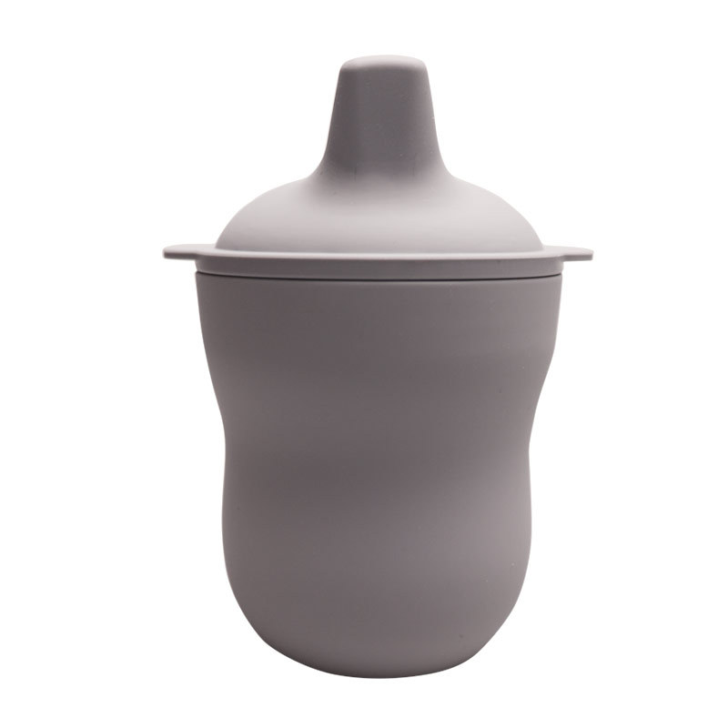Adecuado para bebés mayores de 3 años de edad taza de bebida de silicona de grado alimenticio taza de bebida de silicona taza de dieta taza de bebida de aprendizaje ventas directas