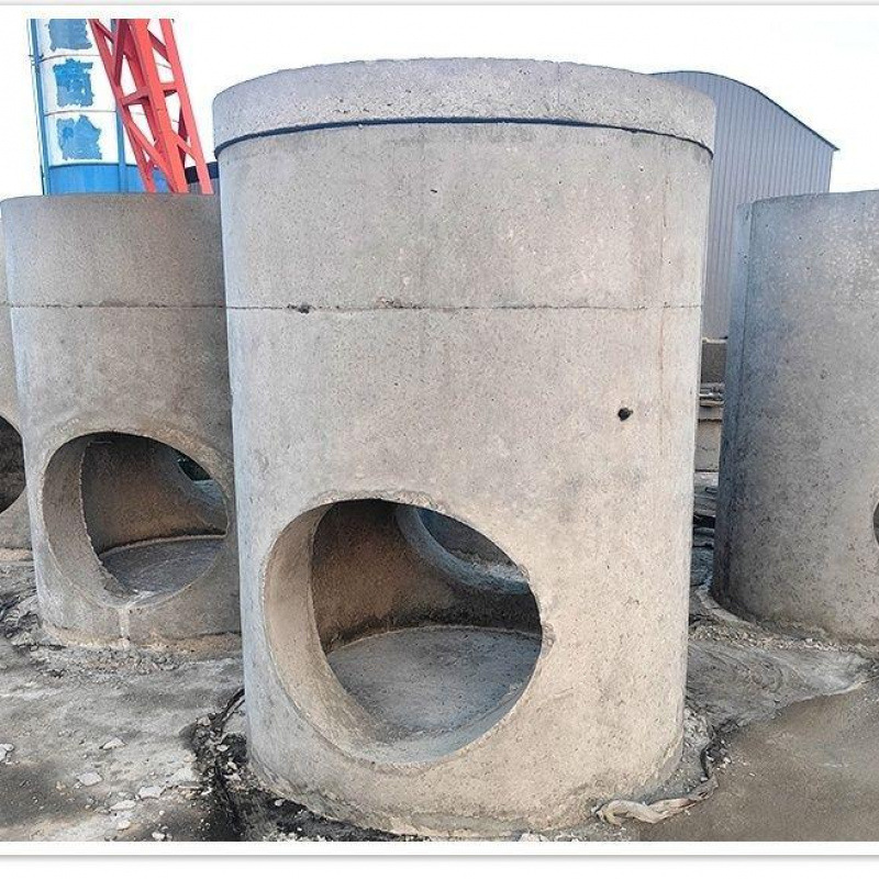 混凝土检查井预制污水水泥井筒井座成品井快速安装