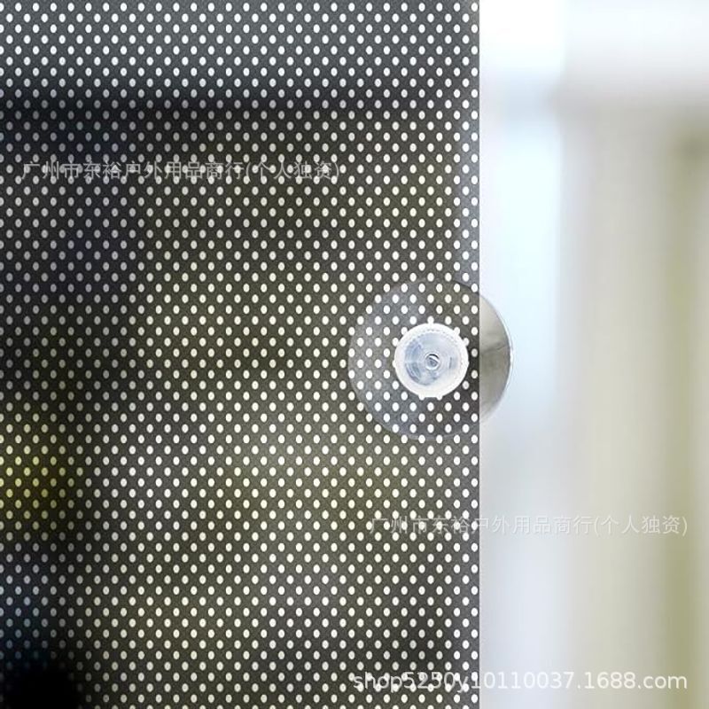 High-Quality, Popular Outdoor One-Way Transparent Film from a Leading Manufacturer, Black Mesh Vinyl Privacy Film