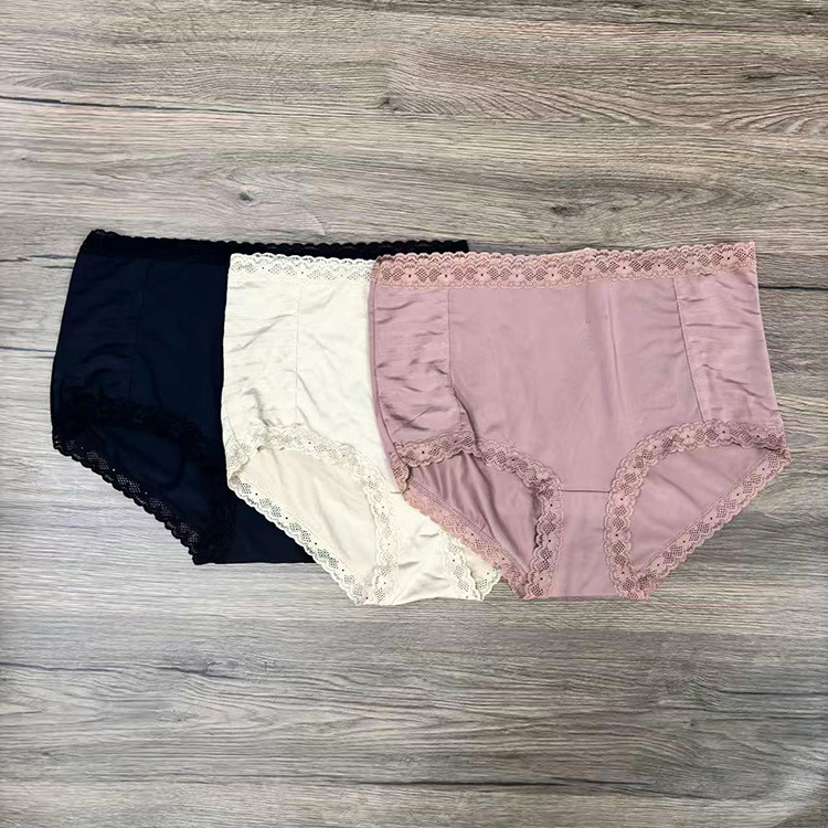European and American Foreign Trade Single Girl's Quick-drying underwear high waist hip comfortable ladies triangle solid color shorts European and American Foreign Trade Single Girl's Quick-drying underwear high waist hip comfortable ladies triangle solid color shorts