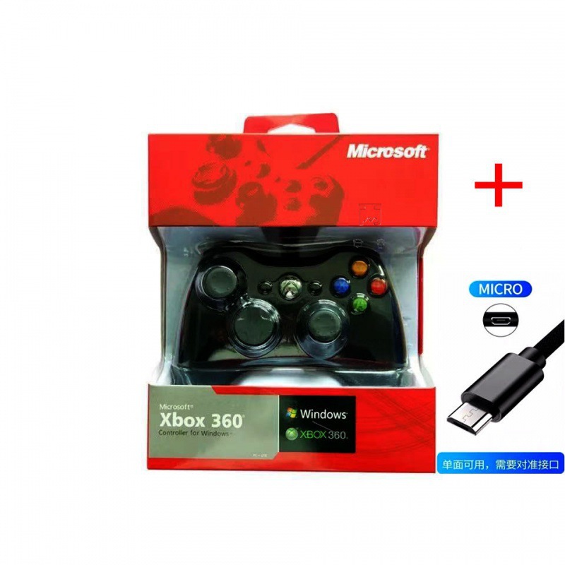 XBOX360 Gaming Stick Mango inalámbrico con cable Anfitrión de computadora Vibración USB Unidad gratuita STEAM universal