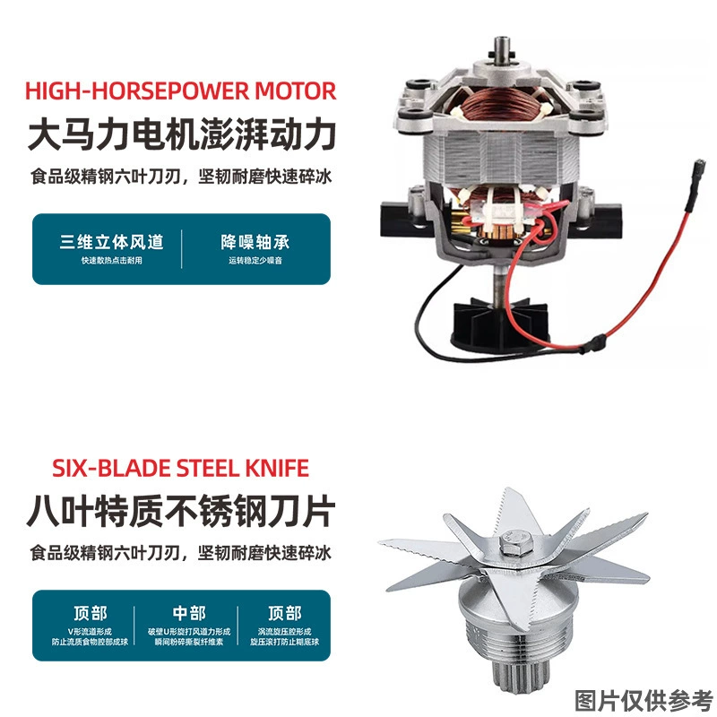 Торговля на иностранном языке English Blender Wall Breaking Machine Multifunctional Cooking Machine 3-4 человека использование пескоструйный соковыжималка измельчитель ледяная машина