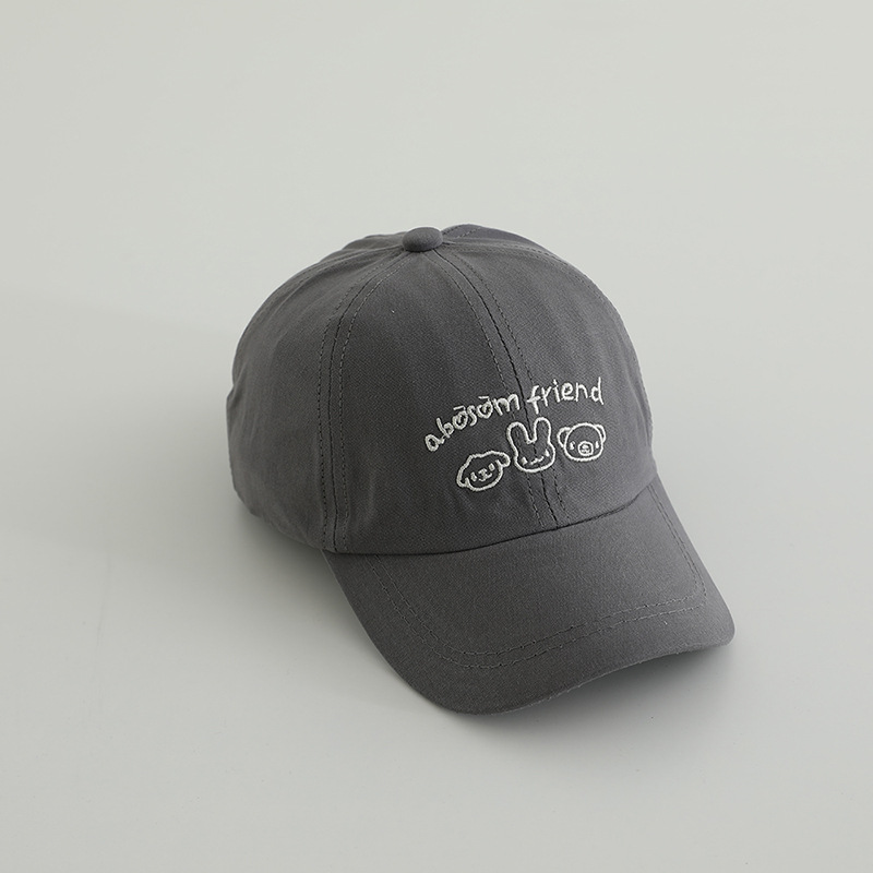 2-5 Sombreros de primavera y otoño delgados gorras de lengua de pato para niños y niñas sombreros de protección solar sombreros de béisbol de moda coreana