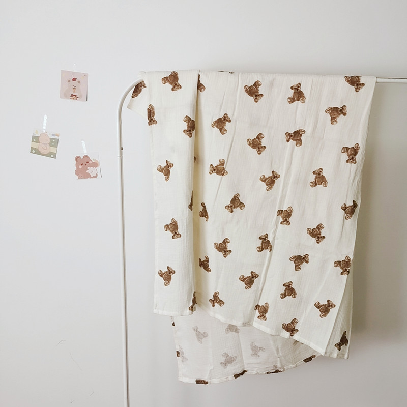 小熊纱布盖毯单层1.jpg