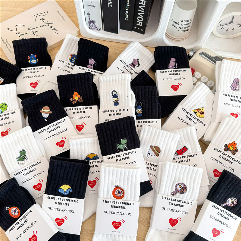cityboy Socks for Men and Women Street Tone American Dopamine Camping Mid-length Socks Ins Trendy High-top Sports Stockings cityboy Socks for Men and Women Street Tone American Dopamine Camping Mid-length Socks Ins Trendy High-top Sports Stockings
