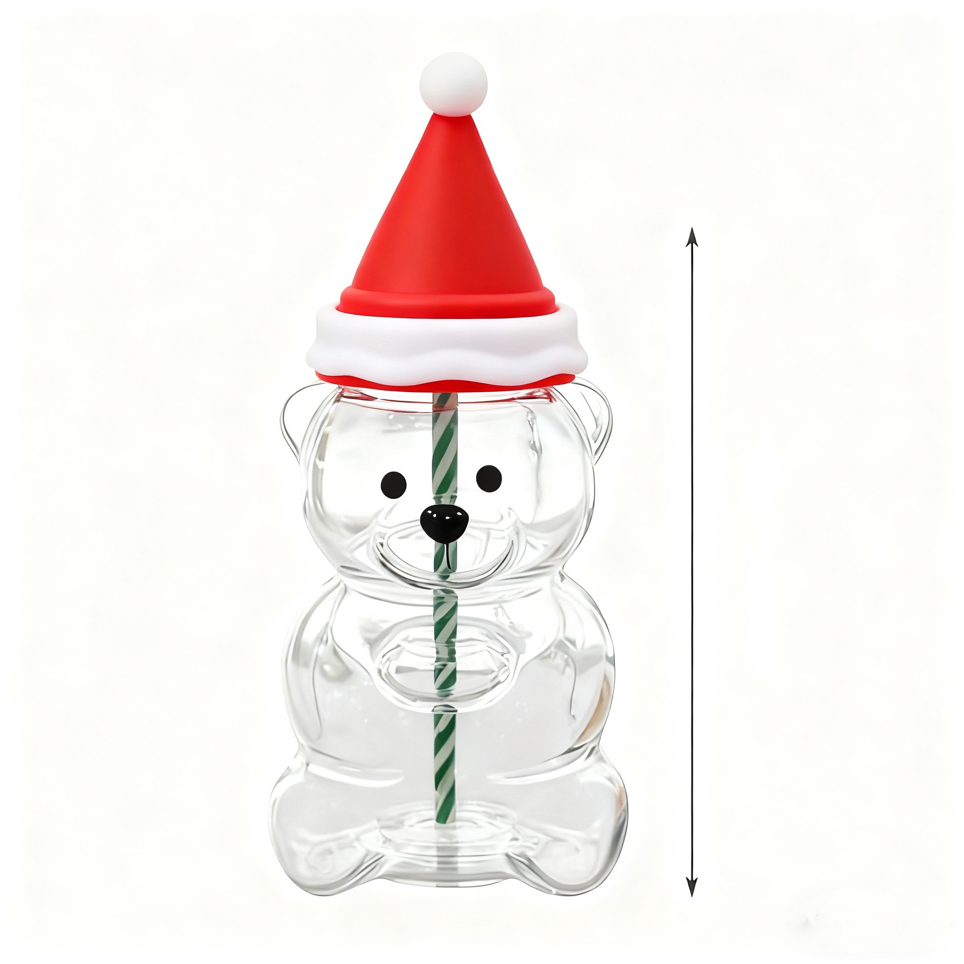 Bearista Cross-Border Coffee Teddy Bear Cup Bears Glass Straw Cup