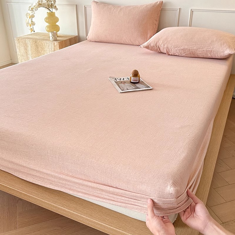 Silla de cama de algodón puro, sábana antideslizante engrosada de invierno de una sola pieza, colchón Simmons, cubierta protectora con todo incluido, juego de tres piezas