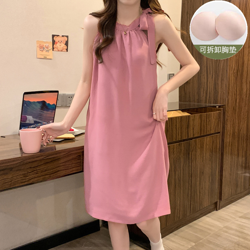 Long universal solid color summer skirt