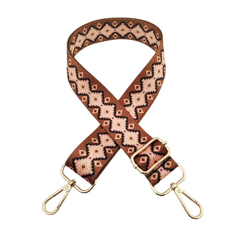 Polyester Geometric Bag Strap display picture 3