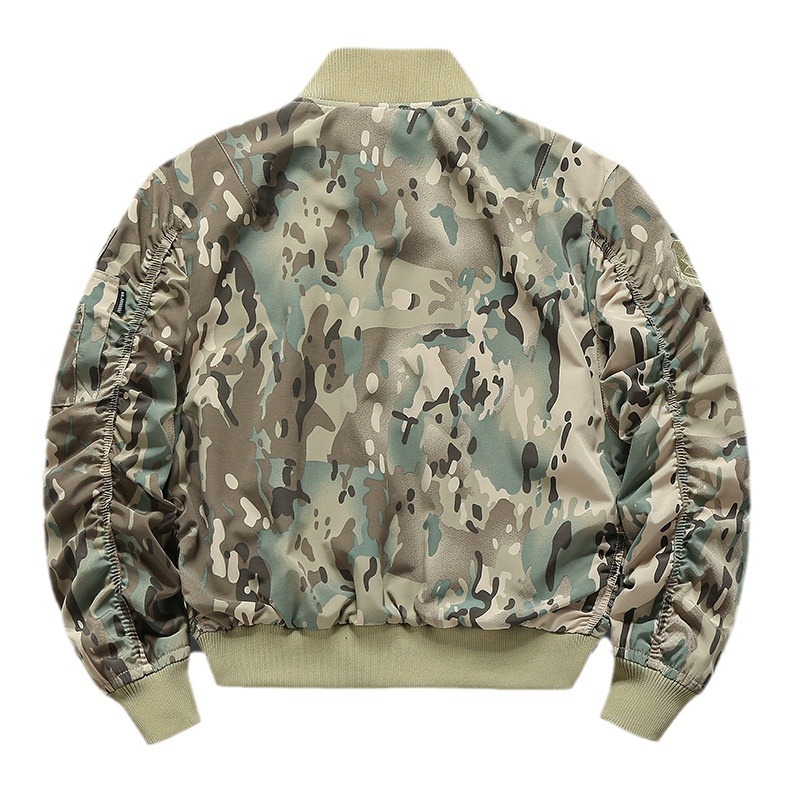 Trajes de herramientas transfronterizas europeos y estadounidenses de bolsillo para hombres chaqueta suelta locomotora al aire libre ropa de vuelo de béisbol retro americana