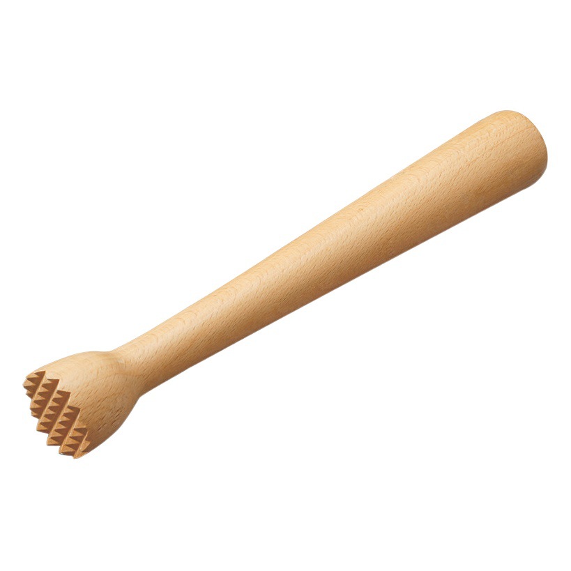 Exprimidor de haya cóctel de madera palo de trituración de hielo jugo de limón presionando martillo palo de trituración de hielo Barra de cóctel de té de leche palo de agitación