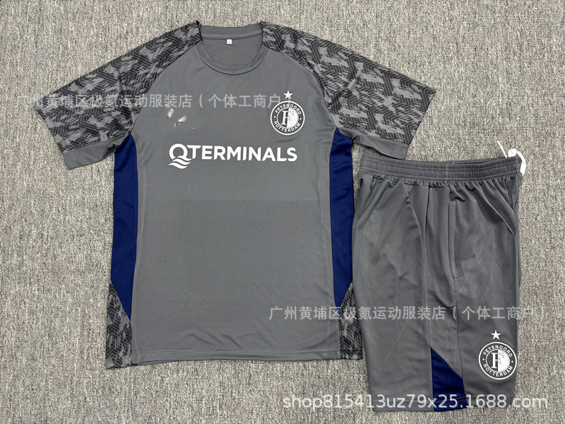 2526 manga corta Feyenoord gris oscuro