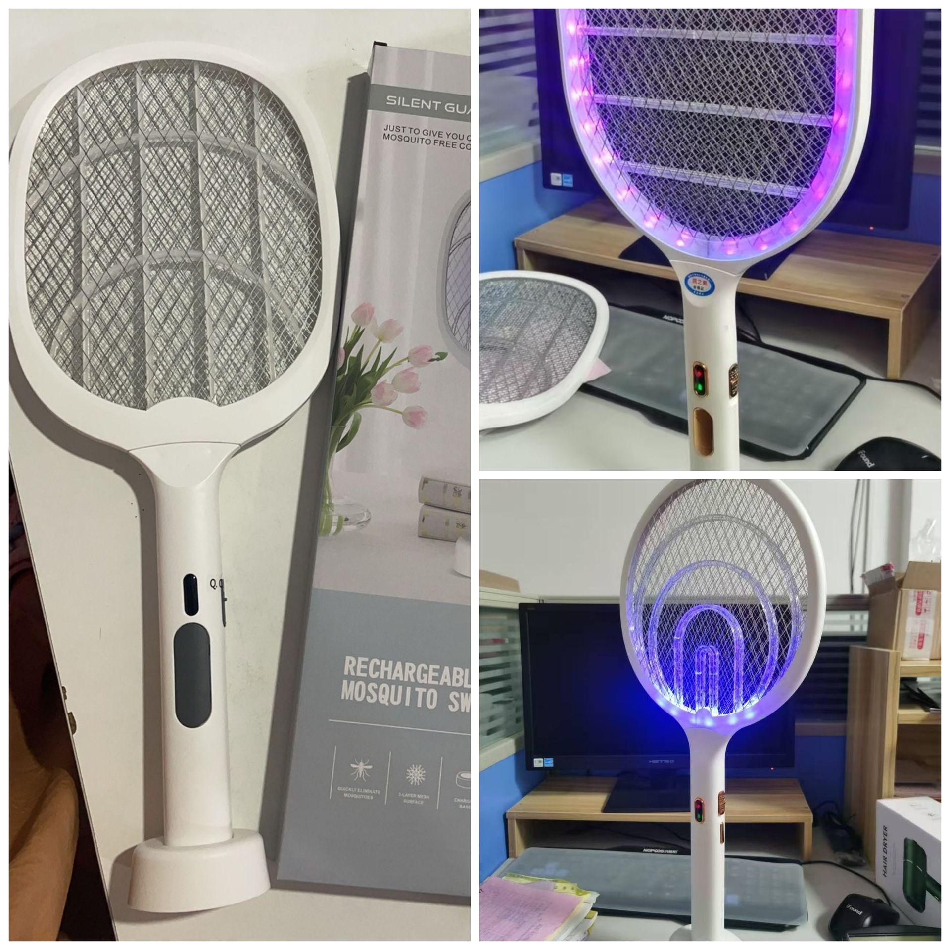 21 mosquitos eléctricos domésticos multifuncionales USB recarga ondas de luz mosquitos atractivos poderosos mosquitos lámparas mosquitos eléctricos dos combinaciones