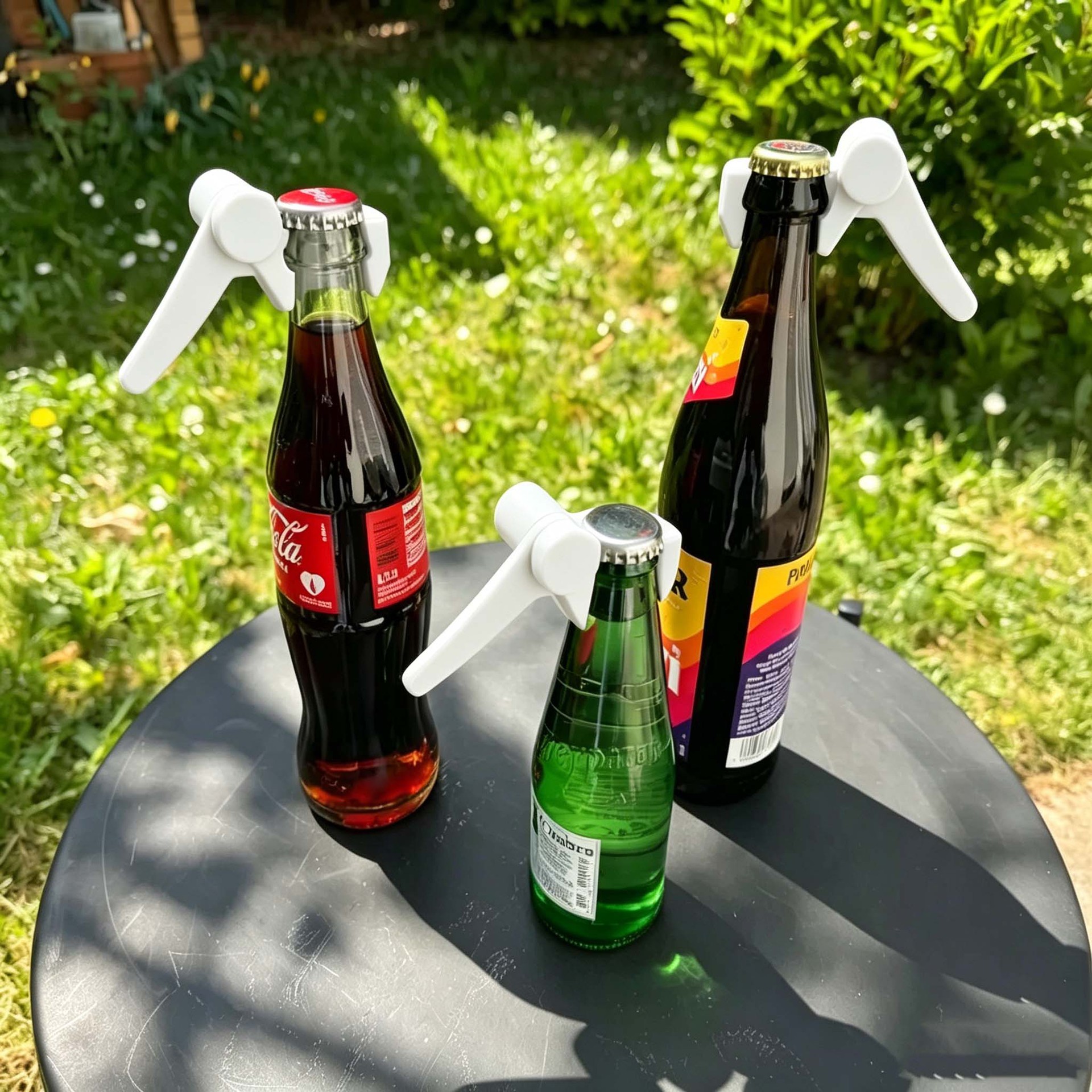 CapSnap One-Hand Bottle Opener white color option