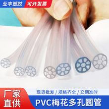 透明PVC梅花管 皮具手袋手提专用内衬胶管 8孔圆管藕心管手挽用